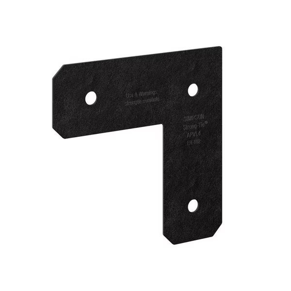 APVL 8.25 in. H X 8.25 in. W X 3 in. D Steel Inside L Strap Brace, Simpson Strong-Tie, Mfr#: APVL4